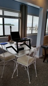 My Cedar Key "office" for four days.
